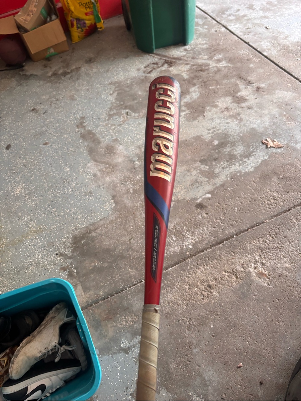 Marucci Men's Red Alloy Baseball Bat
